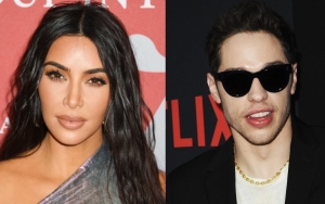 Kim Kardashian Baffles Fans After Photoshopping Carpet in Pics With Pete Davidson