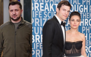 Ukrainian President Zelenskyy Calls Mila Kunis and Ashton Kutcher for Raising $30M for Ukraine