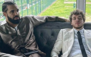 Intoxicated Drake Hilariously Creeps Into Jack Harlow's Interview