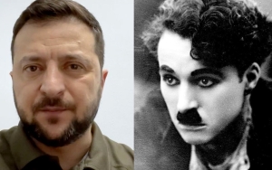 Ukrainian President Zelensky Alludes to Charlie Chaplin's Film 'The Great Dictator' in Cannes Speech