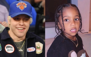 Pete Davidson Holds Saint West's Hand on Shopping Trip Without Kim Kardashian