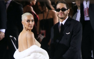 Internet Loves Pete Davidson's Reaction to Kim Kardashian's Sexy Shower Invite