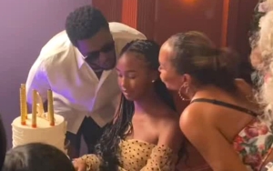 Diddy Gushes Over 'Gorgeous Beautiful' Baby Mama Sarah Chapman at Daughter's Birthday Party