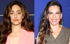 Emmy Rossum Tells Hilary Swank's Hater to 'Go F**k Yourself' Amid Criticism Over Her Pregnancy  