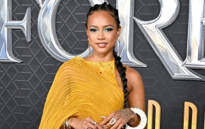 Karrueche Tran Looks Topless in Body Hugging Robot Costume for Halloween