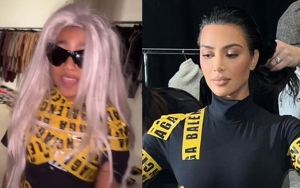 North West Mocks Mom Kim Kardashian's Infamous Balenciaga Tape Outfit 