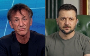 Sean Penn Receives Order of Merit After Giving His Oscar to Ukrainian President Volodymyr Zelensky