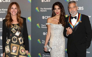 Julia Roberts Honors George Clooney With Her Dress at Kennedy Center Honors