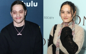 Pete Davidson and His On-Screen Love Chase Sui Wonders Seen Arriving at His NYC Apartment