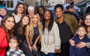 The Kardashian Family Brings Christmas Joy to Alexandria House With Gift Boxes