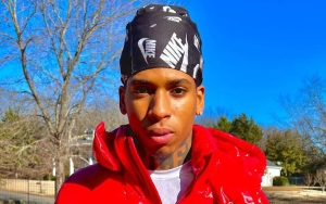 NLE Choppa Dresses as Santa Claus When Surprising Young Fan at Hospital