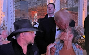 Jason Aldean Clowned After Donald Trump Gives Wife Brittany's Forehead Kiss