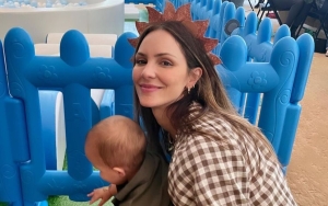 Katharine McPhee's Little Boy So Into Drumming 