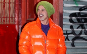 Brad Pitt Likened to Carrot With Questionable Outfit Combination on Movie Set