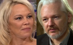 Pamela Anderson and Julian Assange Joked About Getting Hitched After Being 'Frisky' on Boozy Night