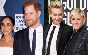 Prince Harry and Meghan Markle Seen Attending Ellen DeGeneres and Portia de Rossi's Vow Renewal 