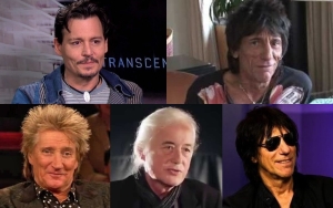Johnny Depp, Ronnie Wood, Rod Stewart, Jimmy Page and More Attend Jeff Back's Funeral