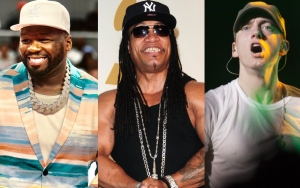 50 Cent Hits Back at Melle Mel for Claiming Eminem's Success Only Comes From His Skin Color