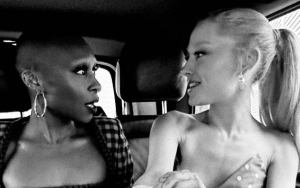 Ariana Grande Treats Fans to Behind-the-Scenes Looks From 'Wicked' Set With Cynthia Erivo