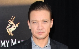 Jeremy Renner Riding Scooter at Six Flags Park With Family 3 Months After Snowplow Accident
