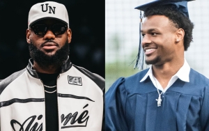 'Proud' Dad LeBron James Celebrating as Son Bronny Graduates From High School