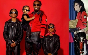 Offset Channels Michael Jackson at 'Spider-Man: Across the Spider-Verse' Premiere With Sons