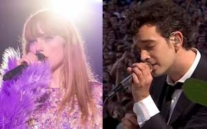 Taylor Swift Fans Upset as She Appears to Cry Onstage After Matty Healy Split