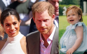 Prince Harry Cradles His and Meghan Markle's Look-Alike Daughter Lilibet at Fourth of July Parade