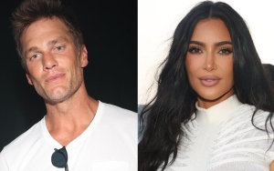 Tom Brady and Kim Kardashian Fraternizing at Party in 1st Picture Together Since Dating Rumors