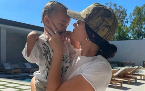 Kylie Jenner Snuggles With Her 'Big Boy' Aire in New Adorable Photos