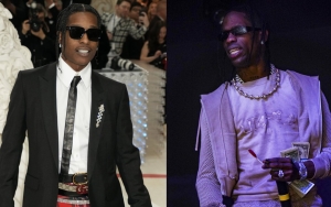 A$AP Rocky Appears to Taunt Travis Scott Onstage at Rolling Loud Festival 