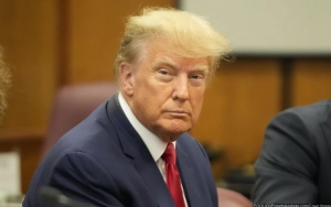 Donald Trump Whaling on Joe Biden Over 'Bogus' Charges During Speech