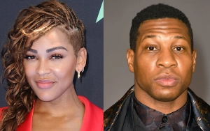 Meagan Good Uses Cute Selfie With Jonathan Majors as Her Phone Lock Screen