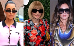 Kim Kardashian Appears to Be Snubbed by Anna Wintour at Victoria Beckham's PFW Show