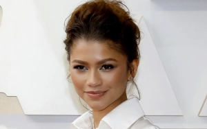 Zendaya Goes Daring in Low-Cut Zipper Dress at Paris Fashion Week Show