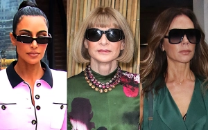 Kim Kardashian Angers Anna Wintour at Victoria Beckham's PFW Show