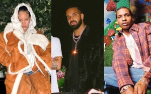 Rihanna Is Unfazed by Drake's Diss, Showing PDA With A$AP Rocky at Birthday Bash