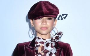 Zendaya Puts on Busty Display in Corset Suit During Paris Night Out
