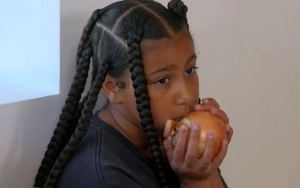 Kim Kardashian's Daughter North West Baffles Fans After Casually Eating Unpeeled Raw Onion