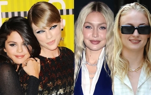 Taylor Swift Embraces Selena Gomez on Star-Studded Girls' Night Out With Gigi Hadid, Sophie Turner
