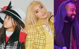 Kim Kardashian's Daughter North West Rocks Dad Kanye's Iconic Balmain Jacket at Christmas Party