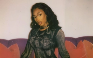 Megan Thee Stallion Dazzles in Stones-Sequined Gown on New Year's Eve