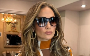 Jennifer Lopez Wows in Red Hot Outfit Ahead of Valentine's Day