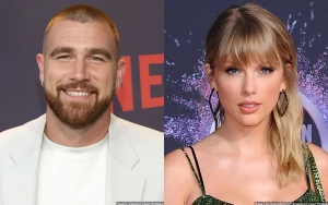 Travis Kelce Claims Taylor Swift Slayed in Her Grammy Dress