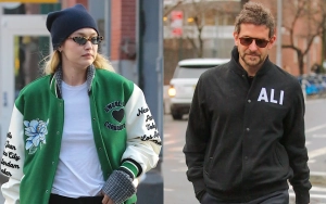 Gigi Hadid Spends Valentine's Day With Bradley Cooper in Matching Outfits as She Gets Rose Bouquet