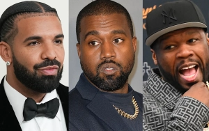 Drake Responds to Kanye West's Diss With a 50 Cent Meme