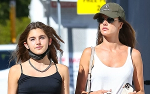 Alessandra Ambrosio Twinning With Mini-Me Daughter During Beach Outing