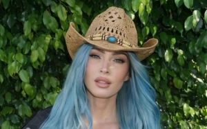 Megan Fox Gets Honest About Her 'Destroyed' Hair, Rocks Blue Tresses at Coachella