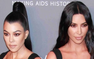 Kourtney Kardashian Claps Back at Kim Kardashian With Her 45th Birthday Cake