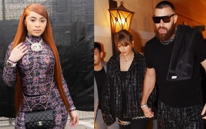 Ice Spice Caught Smoking Weed Next to Lovey-Dovey Taylor Swift and Travis Kelce at Coachella